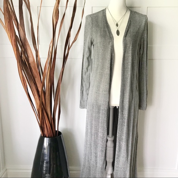 Gray Lightweight Duster - Picture 2 of 4